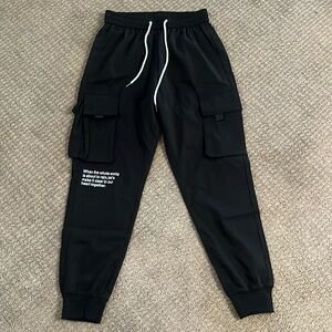Black sweatpants men’s small 28/29